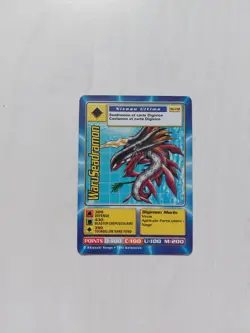 WaruSeadramon Carte Digimon Francais Bandai 2000 Bo-132 Serie 3 French Card - Image 1
