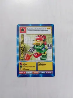 ClearAgumon Carte Digimon Francais Bandai 2000 Bo-112 Serie 3 French Card - Image 1