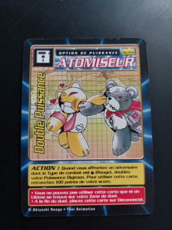 Double Puissance Carte Digimon Francais Bandai 1999 Bo-154 Serie 3 French Card - Image 1