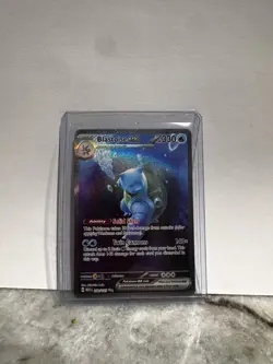 Pokemon Card Blastoise EX SAR 202/165 SV2a 151 English Scarlet & Violet - Image 3