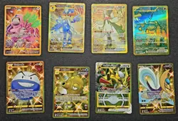 Lot Of 35 Pokemon Secret Rare Gold Holo Cards LP/NM Trainers, Energy Pokemon TCG - Image 1