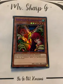 HARPYIEN-SCHWESTERN - 1. AUFLAGE LDS2-DE065 DEUTSCH Yu Gi Oh! CARD ULTRA BLUE R - Image 2