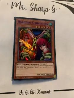 HARPYIEN-SCHWESTERN - 1. AUFLAGE LDS2-DE065 DEUTSCH Yu Gi Oh! CARD ULTRA BLUE R - Image 3