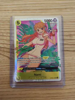 One Piece Nami OP08-106 SR Super Rare Two Legends Card English NM - Image 1