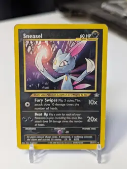 Sneasel - 25/111 - Pokemon Neo Genesis Unlimited Rare Card WOTC HP - Image 1
