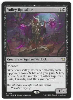 Magic the Gathering MTG - Bloomburrow: Valley Rotcaller Rare Card #119 - Image 1