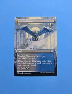 1x Azorius Chancery Double Masters 2022 Mtg Magic Card Dual Land 400 Borderless - Image 1