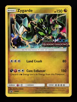 Zygarde SM48 Promo SM Promos Staff Stamped Pokemon Card - Image 1