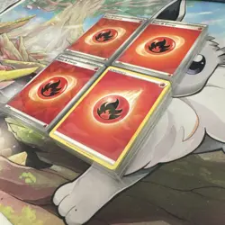 Pokemon TCG 200 Fire Energy Card Lot - MINT Bulk for Deck Building & Crafts! - Image 2