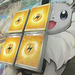 Pokemon TCG 200 Electric Energy Card Lot - MINT Bulk for Deck Building & Crafts! - Image 2