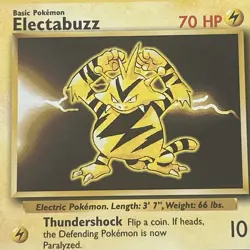 Electabuzz 20/102 Base Set (Nice Card) Never Played NM - Image 3