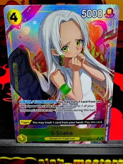 S-Snake (Alt Art) OP13-114 R Carrying on His Will - ONE PIECE Card Game ENGLISH - Image 1