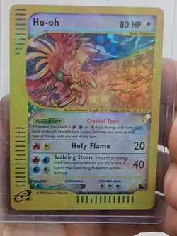 Pokemon Ho-Oh Skyridge Crystal DiY Placeholder Card Holo Rare #149 NM+ - Image 2