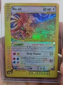 Pokemon Ho-Oh Skyridge Crystal DiY Placeholder Card Holo Rare #149 NM+ - Image 3