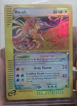 Pokemon Ho-Oh Skyridge Crystal DiY Placeholder Card Holo Rare #149 NM+ - Image 4