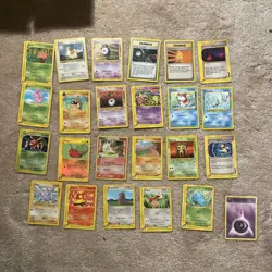 Lot 24 VTG Pokemon CARDS Late 90s-2002 - Image 1