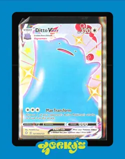 Pokemon Ditto VMAX Full Art Holo Card SV119/SV122 Shining Fates - Image 1