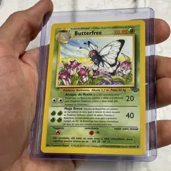 Pokemon 1999 Pokemon Jungle Butterfree Portuguese #33/64 Vintage Vtg NM/MT Card - Image 2