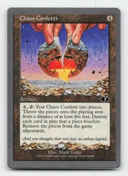 Chaos Confetti Unglued Magic The Gathering MTG Card - Image 1