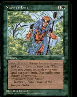 MTG Nature's Lore LP Light Play Ice Age [5053] - Image 1