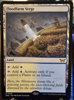 Floodfarm Verge Duskmourne Magic the Gathering NM Rare - Image 1