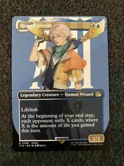 Magic The Gathering MTG - Hope Estheim (Borderless) - Final Fantasy - Image 1