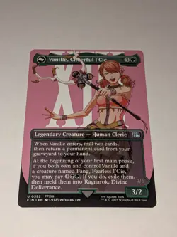 Vanille, Cheerful l'Cie MTG Final Fantasy 0392 Borderless Uncommon NM - Image 1