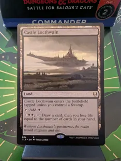 MTG Castle Locthwain Commander Legends: Battle for Baldur's Gate Regular NM - Image 1