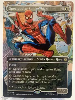 Spectacular Spider-Man (R 0014) - Borderless - MTG: Spider-Man SPM Non Foil - Image 1