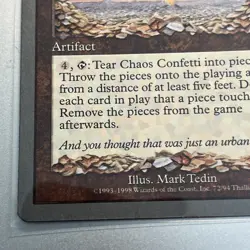 Chaos Confetti Unglued MP MTG Magic the gathering - Image 5