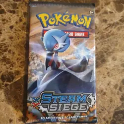Pokemon Sealed Booster Pack XY Steam Siege Shiny Mega Gardevoir Art - Image 4