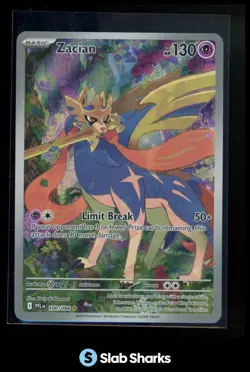 2025 POKEMON PHANTASMAL FLAMES - PFL EN #100/094 ZACIAN ILLUSTRATION RARE - Image 1