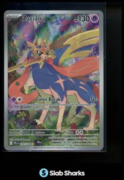 2025 POKEMON PHANTASMAL FLAMES - PFL EN #100/094 ZACIAN ILLUSTRATION RARE - Image 1