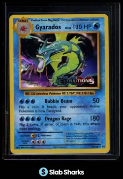 2016 POKEMON XY EVOLUTIONS #34/108 GYARADOS PROMO PRE-RELEASE STAMP PROMO - Image 1