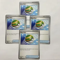 Nest Ball Playset (4x) 181/198 Scarlet And Violet Base Pokemon Tcg - Image 1