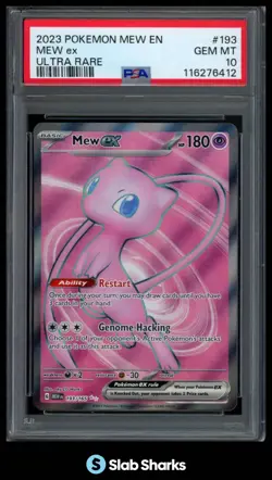 2023 POKEMON SV 151 - MEW EN #193/165 MEW EX ULTRA RARE PSA 10 - Image 1