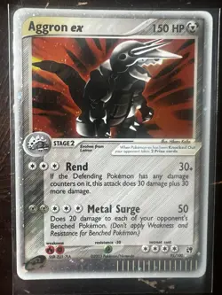 Aggron ex - 95/100 - Pokemon Ex Sandstorm Ultra Rare LP/NM - Image 1