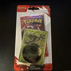 Pokemon TCG Destined Rivals Single Blister Pack Zarude promo - Image 1