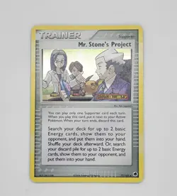 Set of 1 Pokemon - Mr. Stone's Project (Holo, LP, Stamped) - Dragon Frontiers - Image 1