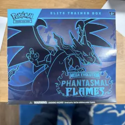 Pokemon TCG Phantasmal Flames - Elite Trainer Box ETB | New & Sealed | In Hand ✅ - Image 1