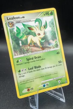 2008 Pokemon Diamond & Pearl - Majestic Dawn Leafeon 24/100 LP+ Light Play TCG - Image 4