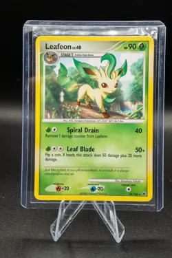 2008 Pokemon Diamond & Pearl - Majestic Dawn Leafeon 24/100 LP+ Light Play TCG - Image 5