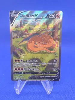 Pokemon Sword & Shield Charizard V SWSH260 Alternate Art Full Art Promo LP - Image 1