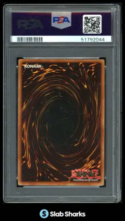 2002 YU-GI-OH! STARTER DECK YUGI #SDY-006 DARK MAGICIAN PSA 8 - Image 2
