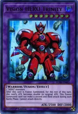 Yugioh! Vision HERO Trinity - BLHR-EN062 - Ultra Rare - 1st Edition Near Mint, E - Image 1