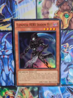 Yu-Gi-Oh x2 Elemental HERO Shadow Mist SDHS - EN001 Super Rare 1st Edition NM - Image 4