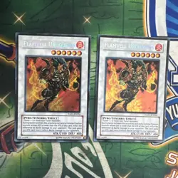 Yugioh! Flamvell Uruquizas HA01-EN024 x2 Secret Rare Unlimited NM - Image 1