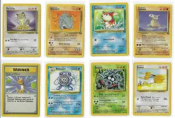 Vintage Pokemon 124 Cards Lot Base Jungle Fossil Base Set 2 Team Rocket LP/MP - Image 1