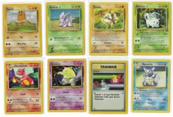 Vintage Pokemon 124 Cards Lot Base Jungle Fossil Base Set 2 Team Rocket LP/MP - Image 3