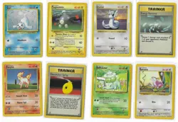 Vintage Pokemon 124 Cards Lot Base Jungle Fossil Base Set 2 Team Rocket LP/MP - Image 4